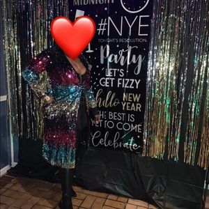 💜Sequin Multi Color Lined Kimono💜